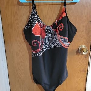 Women's plus size one piece swimsuit